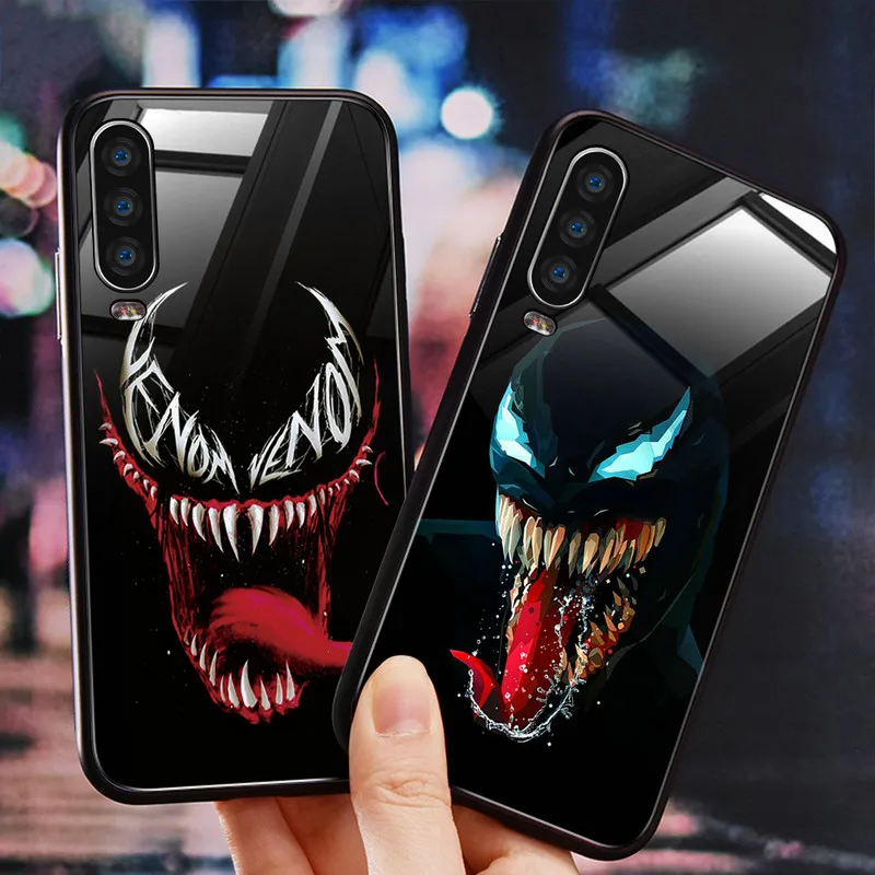 Роскошный чехол Marvel для Huawei P30 PRO Nova 4 P Smart 2019 Honor 10 9 MATE из закаленного стекла