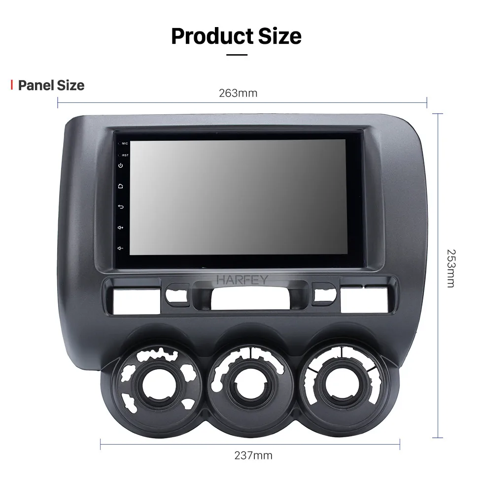 Clearance Harfey Car Media Player Autoradio for HONDA Jazz(Manual AC,RHD) 2002 2003-2008 Stereo HD 2DIN Android USB GPS Navi Mirror Link 18 Clearance Harfey Car Media Player Autoradio for HONDA Jazz(Manual AC,RHD) 2002 2003-2008 Stereo HD 2DIN Android USB GPS Navi Mirror Link 18