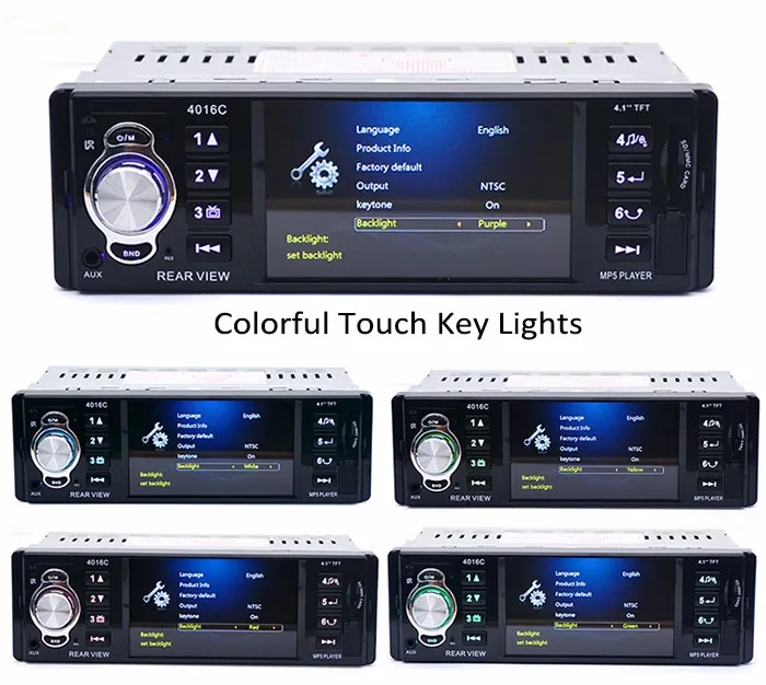 

Great 4.1 Inch 1 Din Car Video Mp5 Player Car Radio Player High-definition LCD Display Full Viewing Angle Car Audio Player