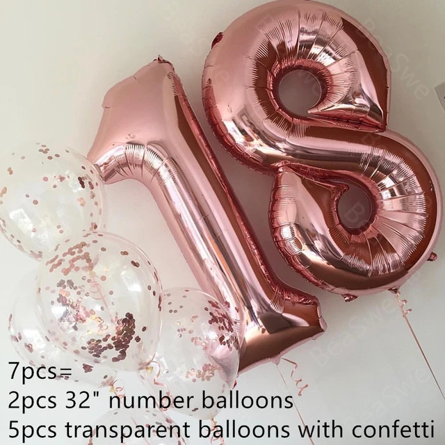 2 Ballons confettis XL