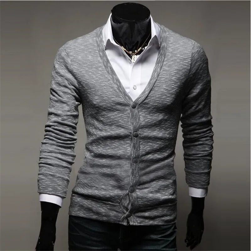 MEBOSYA 2016 AutumnLaunches Men's Wool Cardigan Sweater V