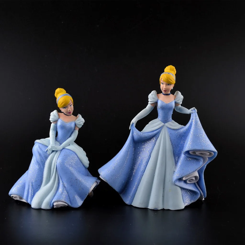

1 Pcs Cute Cartoon Princess Cinderella Action Figures for Kids Girls Cute Doll Toys Birthday Christmas Gift Toys Random Shipping