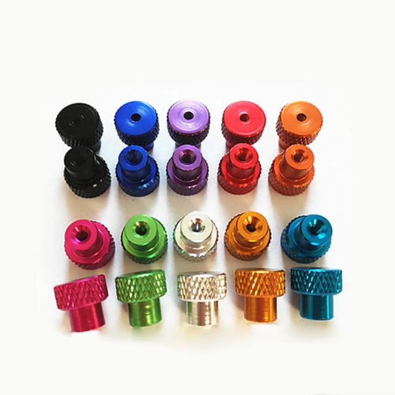 M3 M4 Thumb Nuts Knurled Adjust Through Hole Nut Aluminum alloy Multicolor 4PCS | Обустройство дома