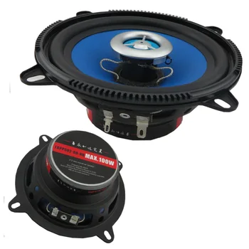 

5 Inch 100 Watts High quality Two Coaxial Car 5" 2-way car stereo Audio Speakers Speaker Blue coaxial speaker 2pcs