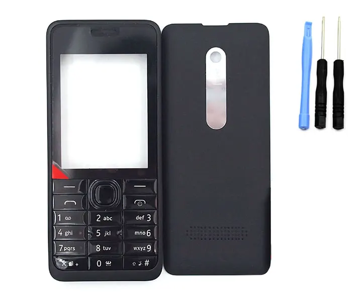 

Classia Full Housing Cover Bezel Case Keypad Keyboard for Nokia 301 Asha N301& Screwdriver Open Tools