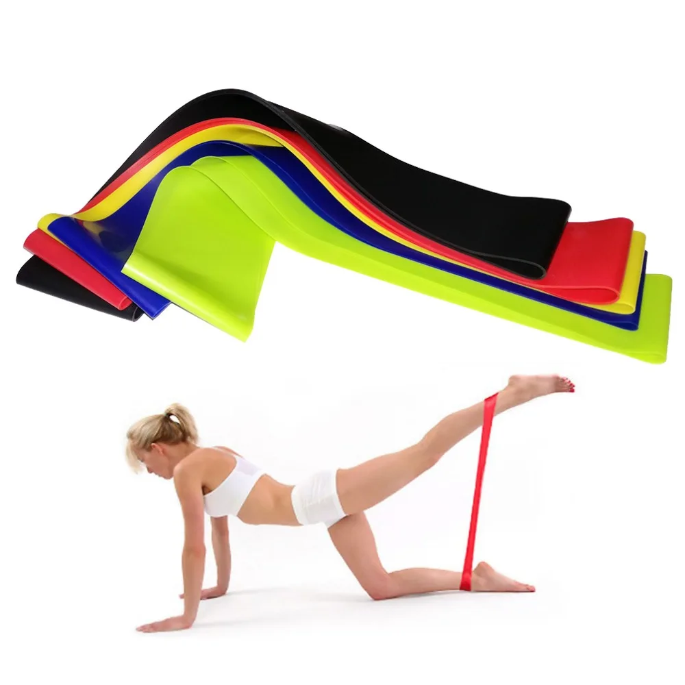 Йога Фитнес Training латекса 5 шт./компл. спортивные тренировки Stretch прочность Эспандеры