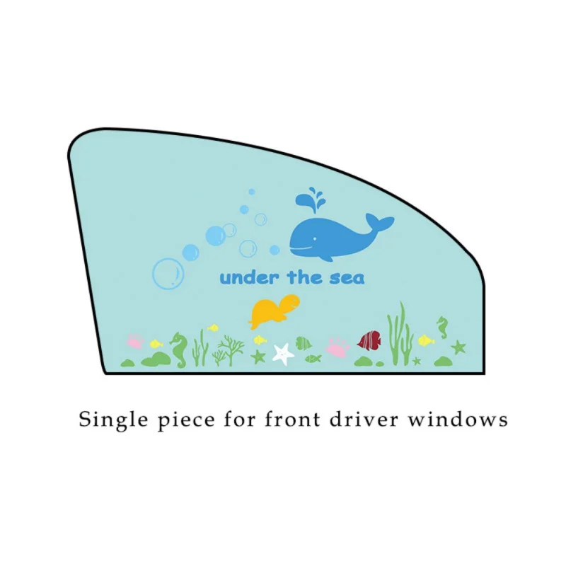 1 шт. Универсальный Автомобильный солнцезащитный козырек на лобовое стекло чехол занавес Магнитный мультфильм доказательство боковая Солнцезащитная шторка Крышка УФ Защита