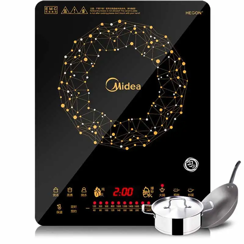 

Official Genuine Midea C21-WT2118 Induction Cooker Electric Furnace Home Intelligent Student Mini Kitchen Appliances