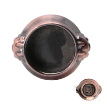 Китайский классический кадило мини лев уха ладан Свеча зажигания держатель буддизм горшок для ароматерапии винтаж медная горелка