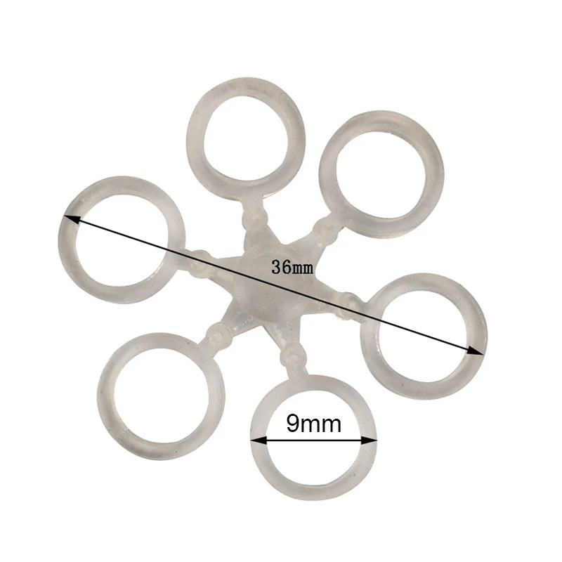 

20pcs/set Carp fishing Accessories Bait holder carp fishing Pellets Bands Bait Elastic Bands Transparent stopper Fishing Tackle