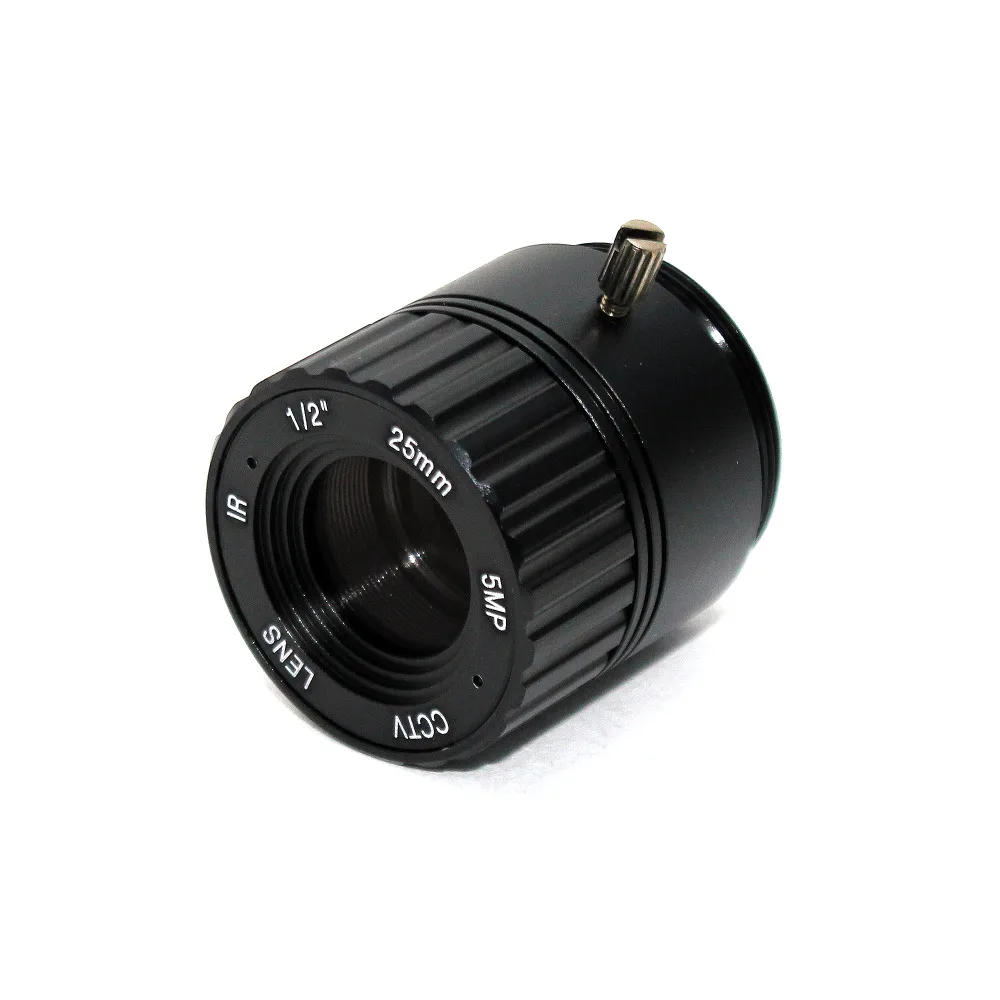 5MP HD 25mm lente Manual 1 2