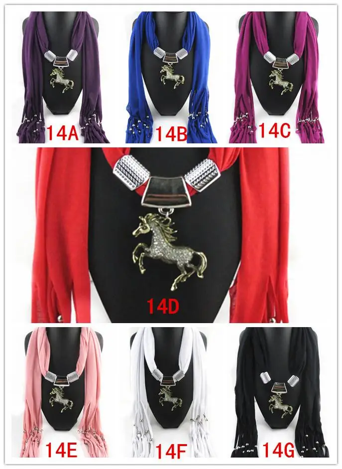 Смешанный 48 дизайнерский кулон шарф ювелирные изделия женское ожерелье шарф хиджаб модный стиль бисер кисточка мягкий шарф