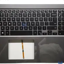 Испанский для Dell Inspiron 15 5567/5565 Palmrest/клавиатура с подсветкой в сборе-с подсветкой-PT1NY 0PT1NY-клавиатура P/N: 8Y88W