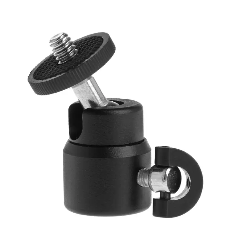 

1/4" Hot Shoe Mini Ball Head Flash Bracket Holder Mount Screw For Camera Tripod