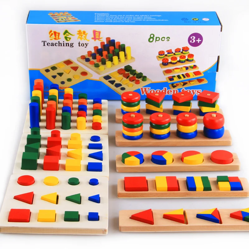 Aliexpress.com: Koop Montessori Baby educatief houten assembleren