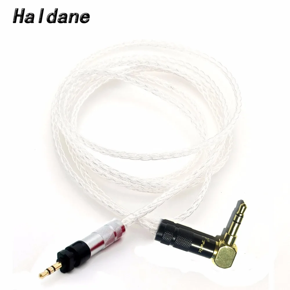 

Free Shipping Haldane 3.5mm 7N OCC Plated Silver Audio Headphone Upgrade Cable for Shure SRH940 SRH840 SRH750 SRH740 SRH440