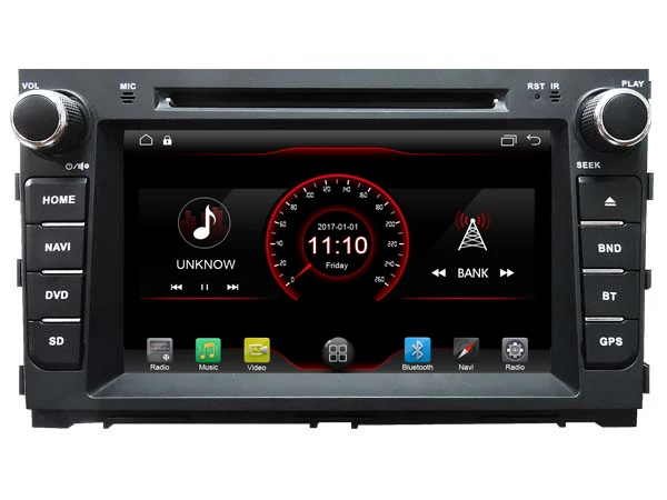 Top car multimedia Player Android 9.1 Car GPS Bluetooth stereo fit for HYUNDAI MISTR 8INCH screen recorder DVD autoradio Head Unit 3