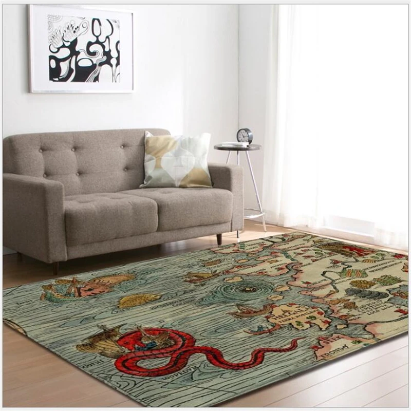 Ковер AOVOLL для гостиной, Рождественский ковер, ковры в Европейском стиле, ковры для спальни, ковер для детской комнаты, аксессуары для гостиной, стола