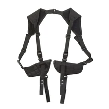 Balight переносная тактическая кобура под руку на плечо с двойным нарисованным пистолетом, чехол для ручного пистолета, мягкая кобура черного цвета