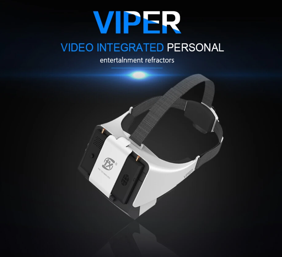 Разнообразные HD FPV очки FXT VIPER 5 8G с DVR встроенным рефрактором для фотокоптера