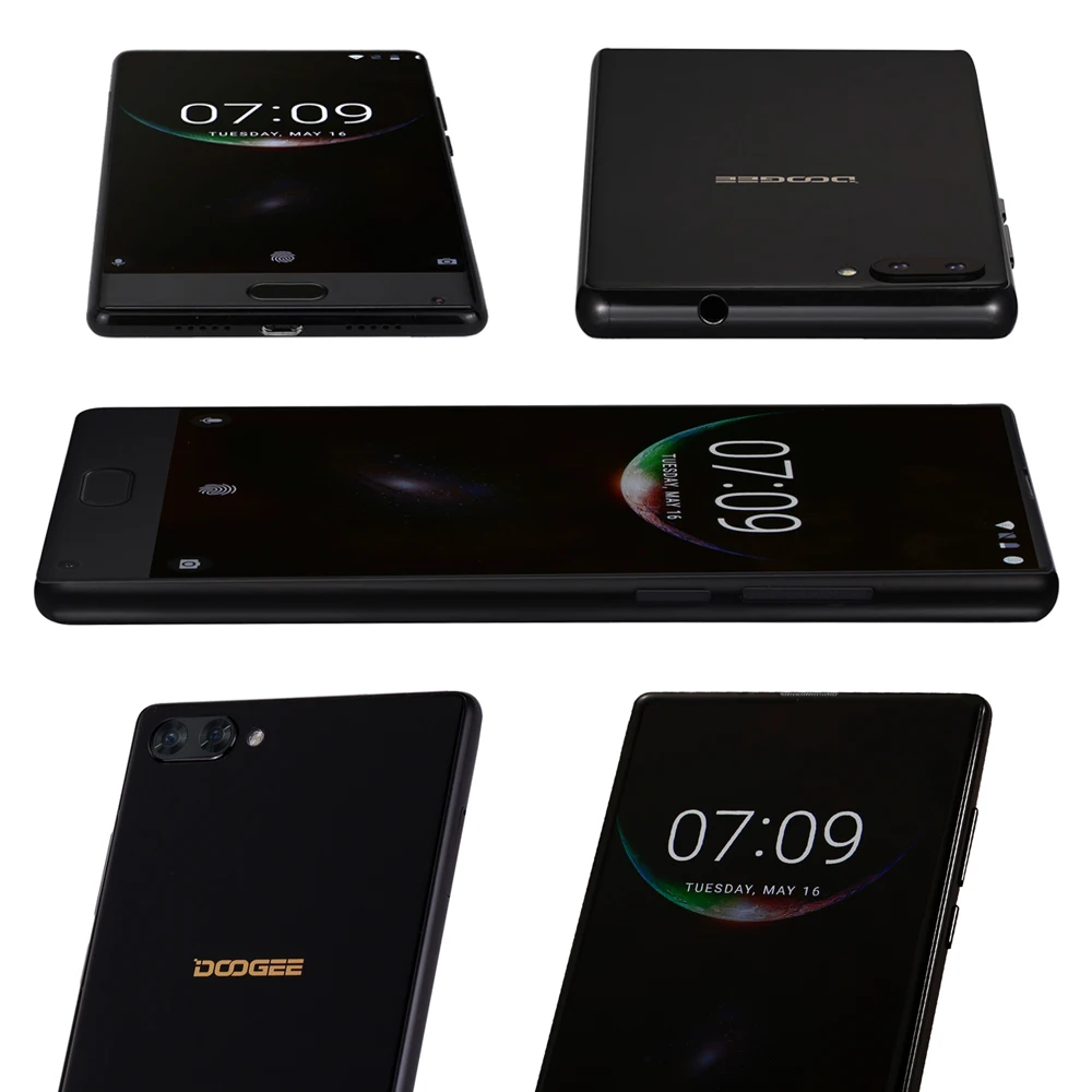  American Version Original DOOGEE MIX Smartphone Dual Cameras 5.5Inch MTK Helio P25 Octa Core 4GB+64