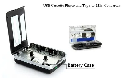 cassette player USB Cassette to MP3 Converter Capture Audio Music Player Convert music on tape to Computer Laptop Mac OS