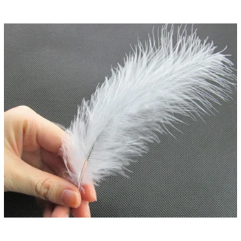 

Practical 100pcs Fluffy Marabou Feathers Party Wedding Trim Trimming Decor DIY 8-15 cm White