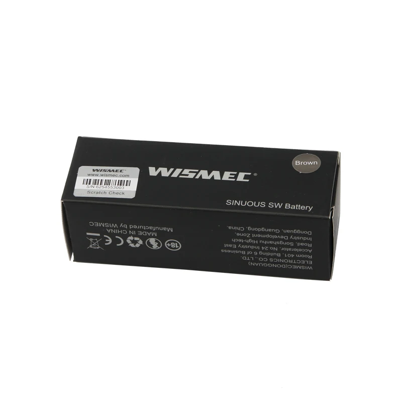 Original WISMEC SINUOUS SW MOD 3000mAh Built-in Battery 50W E-Cigarette Vape MOD Battery Fits ELABO SW Atomizer 022