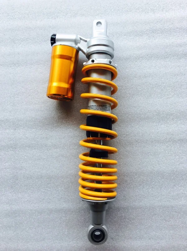 

Universal 320mm 340mm 360mm Motorcycle Shock Absorber Cnc Aluminum Cylinder Inverted For Yamaha Nmax155 Pcx150 yellow