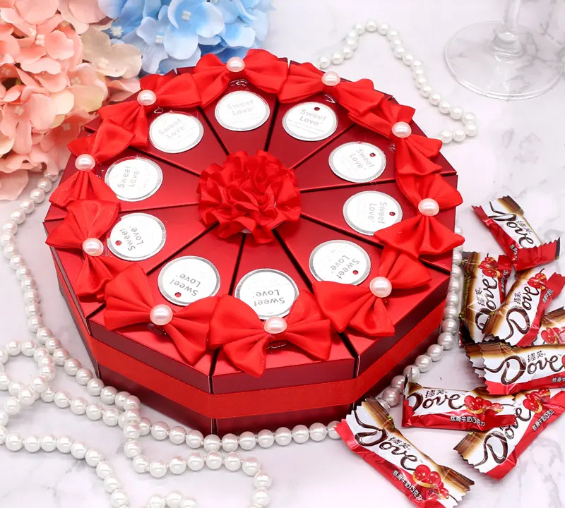 33 цвета, свадебные украшения, стол для хранения конфет, Подарочная коробка, Decoracion Fiestas коробки для конфет, белый галстук-бабочка декор конфет картонная коробка - Цвет: 8