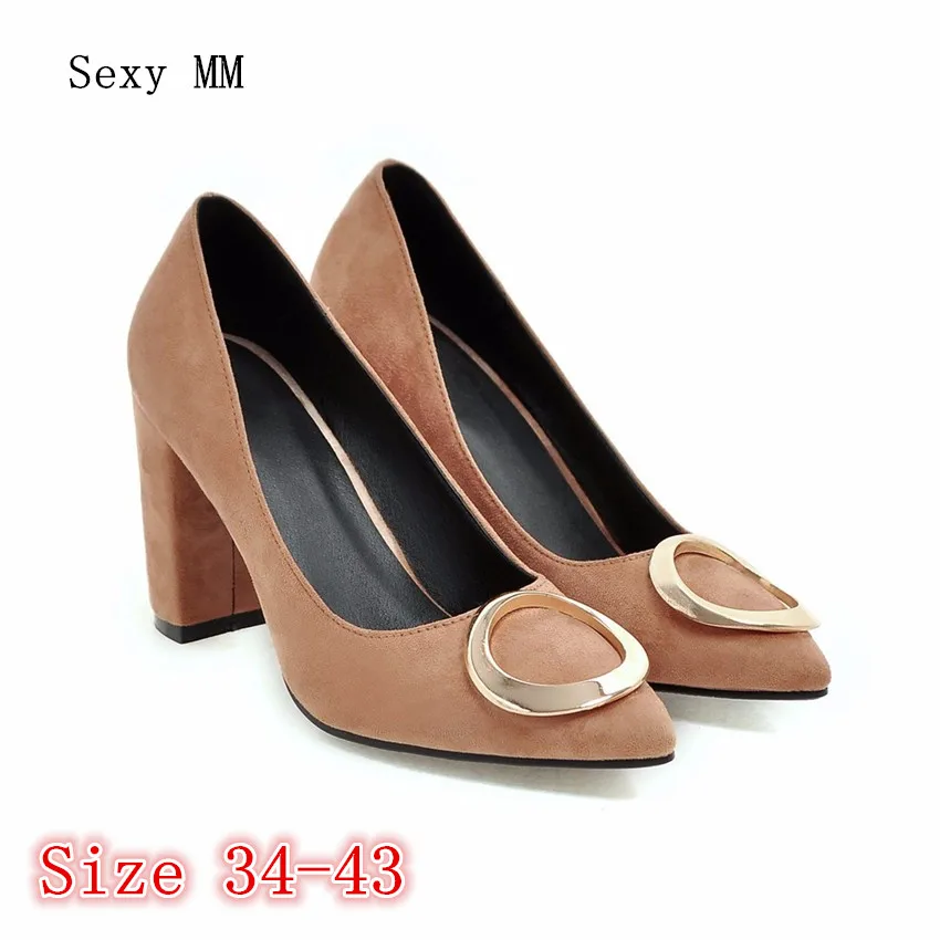 

High Heels Women Pumps Stiletto Woman Party Wedding High Heel Shoes Kitten Heels Plus Size 34 - 40 41 42 43