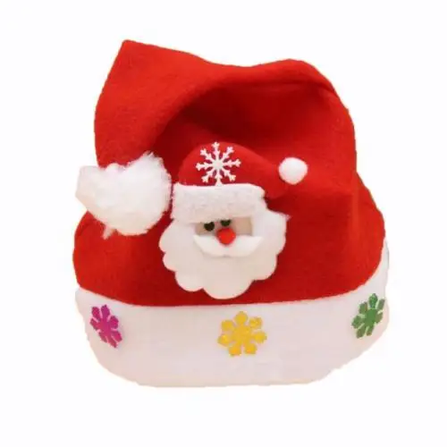 Милый продавать 9 видов стилей хорошо развеселить Рождественская шапка Санта Клаус олень Снеговик Рождество вечерние детей и взрослых и светодиодный подарки