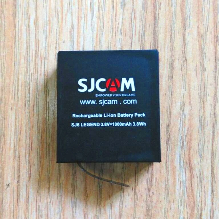 SJCAM Accessories Original SJ6 Batteries Rechargable Battery Dual Charger Battery Case For SJCAM SJ6 Legend Action Sports Camera