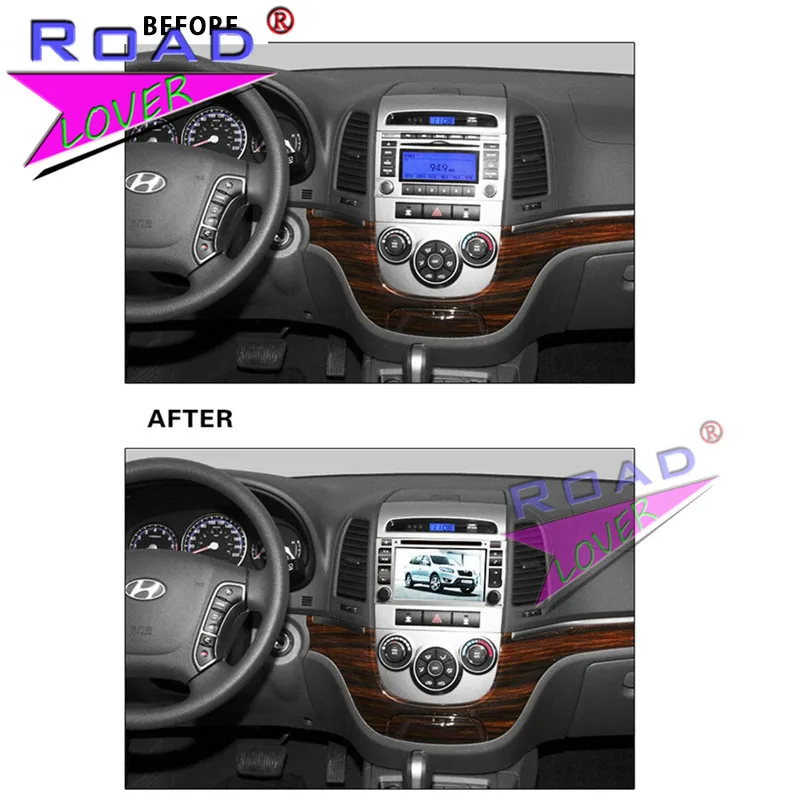 Clearance Roadlover Android 8.0 Car DVD Player For Hyundai Santa Fe 2006 2007 2008 2009 2010 2011 2012 Stereo GPS Navigation Automagnitol 7