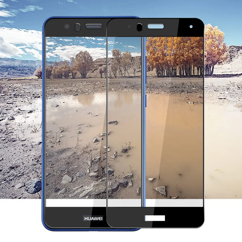 TOMKAS huawei P10 Lite закаленное стекло защита экрана ультра тонкий полное покрытие
