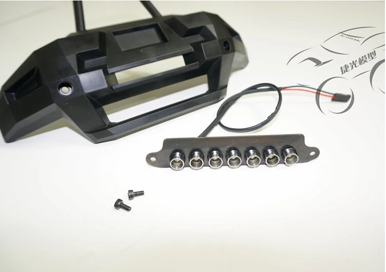 

QIngleng Front bumper light headlight head lamp 7 pcs lights 5mm LED for Traxxas X-MAXX XMAXX