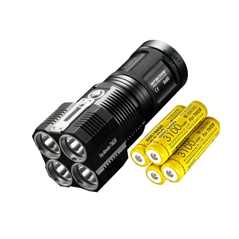 Оригинальный продукт NITECORE MONSTER TM28 6000 лм CREE XHP35 перезаряжасветильник вспышка с