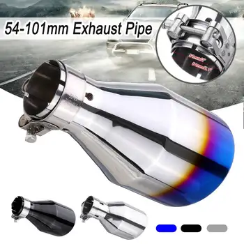 

Universal 54-102mm Stainless Steel Car Rear Exhaust Pipe Tail Muffler Tip Round for VW/Ford/Toyota/Honda/Mazda etc