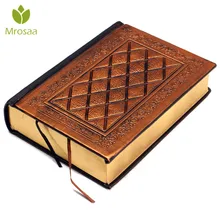 Новейшая Mrosaa Ретро винтажная тетрадь для дневника, кожаная пустая твердая обложка, блокнот для рисования, бумага для путешествий, блокнот, пустая бумага для письма
