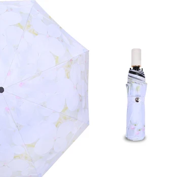 

Non-Automatic Portable Anti-UV Female Umbrella Black Coating Men Umbrellas For Women Ladies Parasol Sunny Rainy Paraguas