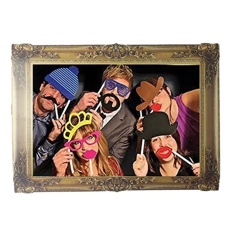 Diy Paper Picture Frame Cutouts Antique Photo Booth Props For Wedding Birthday Party Decoration