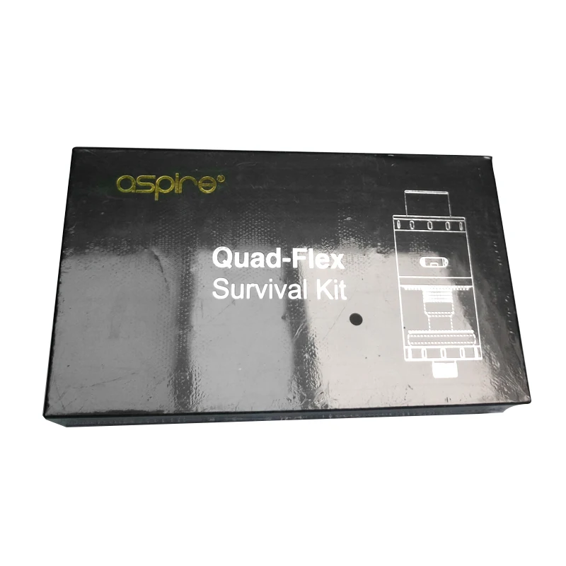 

Original Aspire Quad-Flex Survival Kit 4 in 1 tank Quad-Flex RDTA/RDA/squonker RDA/Nautilus X Electronix cigarette atomizer (MM)
