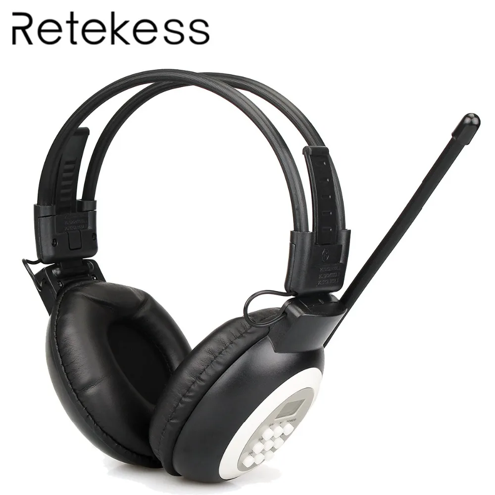 Беспроводные наушники RETEKESS TR101 с fm радио приемником для Конференции синхронного