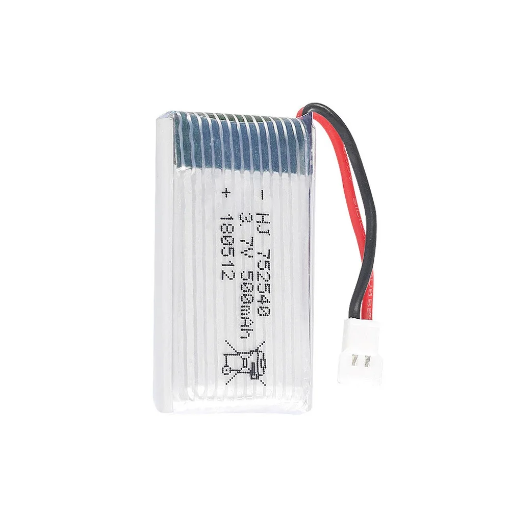 3,7 V 500 mAh Lipo аккумулятор для Syma X5C X5SW M68 Cheerson CX-30 H5C Tianke M68 Квадрокоптер 3,7 V 500 mAh игрушечный аккумулятор 1S 752540