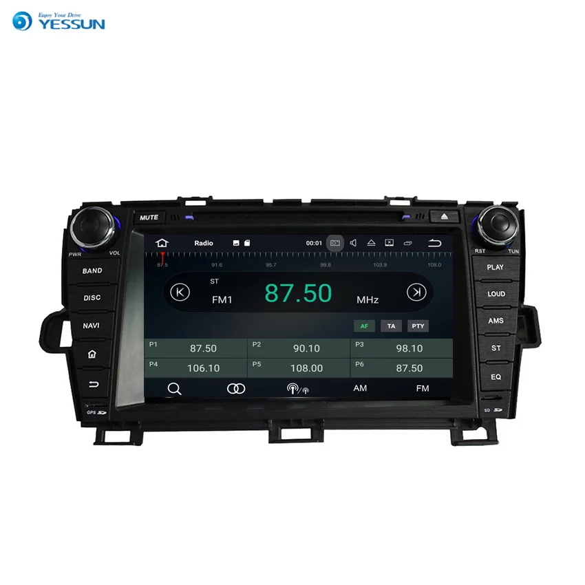 Excellent YESSUN Android Radio Car DVD Player For Toyota PRIUS 2009~2013 Stereo Radio Multimedia GPS Navigation With WIFI Bluetooth AM/FM 1