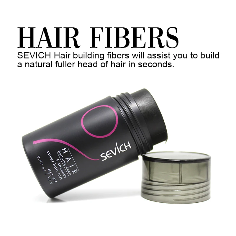 Sevich 3 pçslote hair building fibers pó