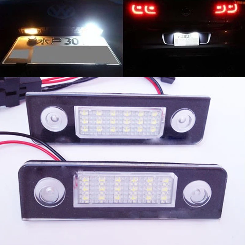Автомобильный Стайлинг Hopstyling светодиодный светильник для номерного знака 18 SMD