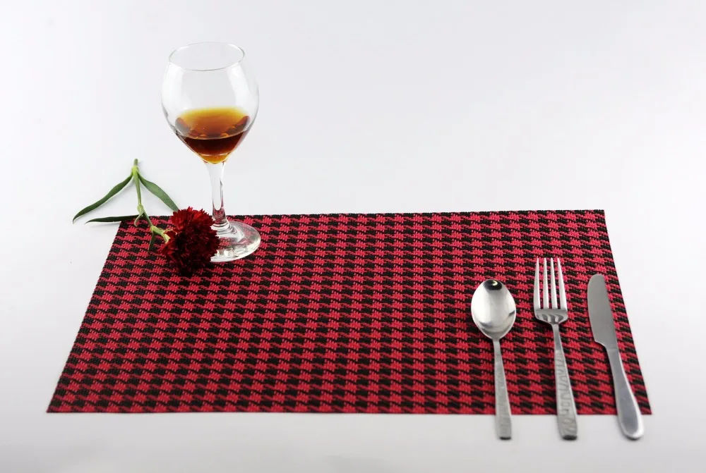 4 قطعة/الوحدة قطع قماش توضع تحت الأغراض المختلفة مصنوعة من الكلوريد متعدد الفينيل ل الجدول حصيرة سادة شرب النبيذ الوقايات طاولة طعام بلاستيك...