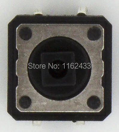 Тактовый выключатель с Черной головкой 10 шт./Лот высота 7 3 мм 12x12 12*12|switch switchswitch square