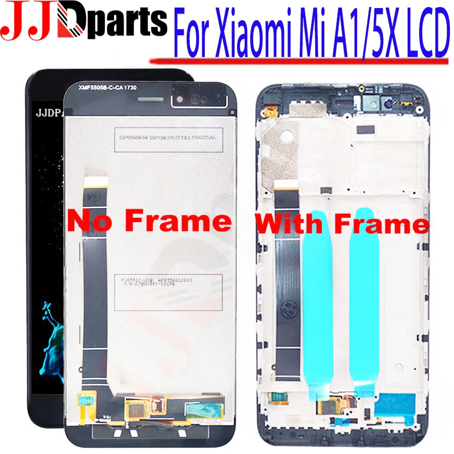 

Display Xiaomi Mi A1 LCD Touch Screen Digitizer Assembly mi a1 lcd With Frame For Xiaomi Mi 5X A1 LCD Screen for xiaomi mi a1